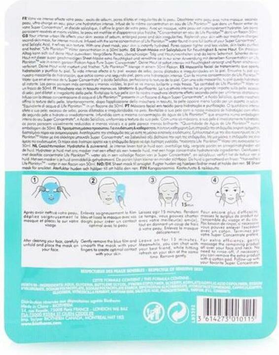 Valori nutrizionali e ingredienti Biotherm AQUA Super Maschera Pura (31 ml)