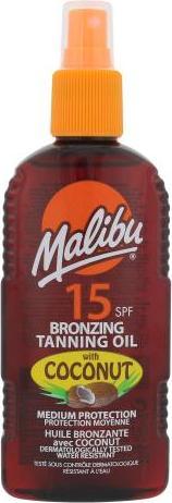 Actual product image Malibu Bronzing Tanning Oil Coconut (Sun spray, SPF 15, 200 ml)