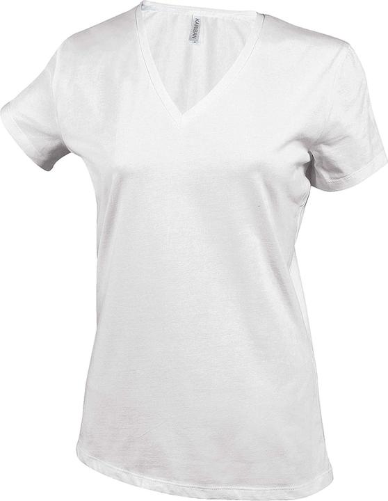 Kariban V-Ausschnitt blanc (XL)
