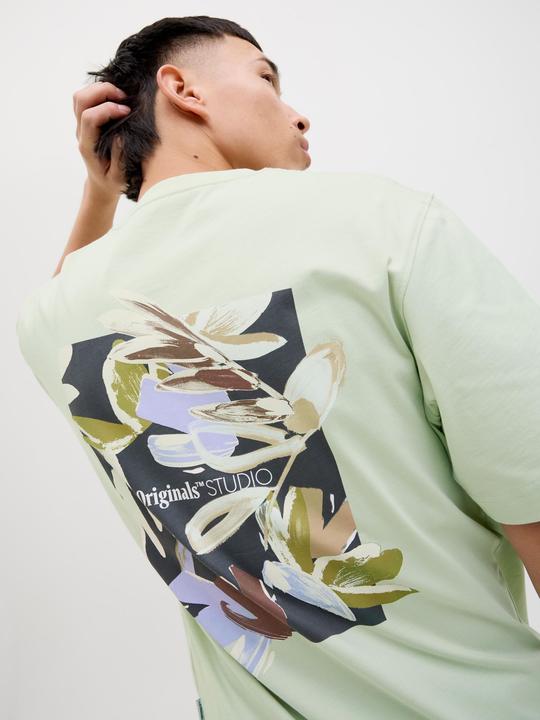 Produktbild Jack & Jones Rückenprint Rundhalsausschnitt T-shirt T-shirt (S)