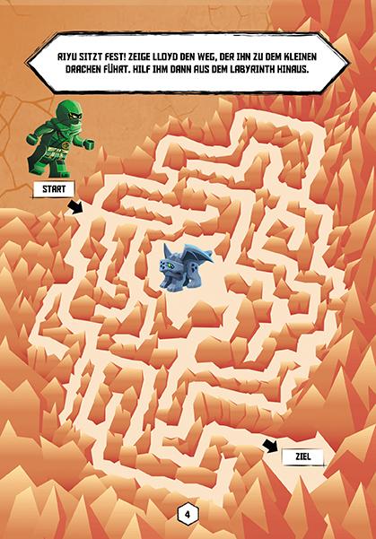 Produktbild LEGO NINJAGO - Rätselblock für Ninjafans (LEGO Zubehör)