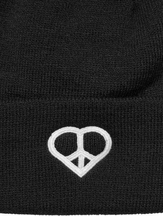 Produktbild Miss Tee Peace Sign Heavy Knit Beanie - 191385