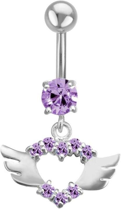 Produktbild Bijouteria Bauchpiercing (Edelstahl, Silber 925, Zirkonia)