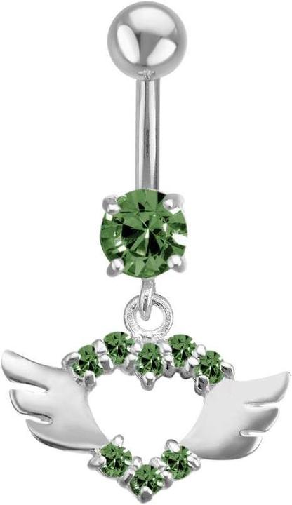 Bijouteria Bauchpiercing (Edelstahl, Silber 925, Zirkonia)