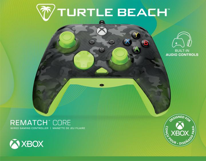 Produktbild Turtle Beach Rematch Core Wired Controller · XB · Ghost Camo Black & Yellow (PC)