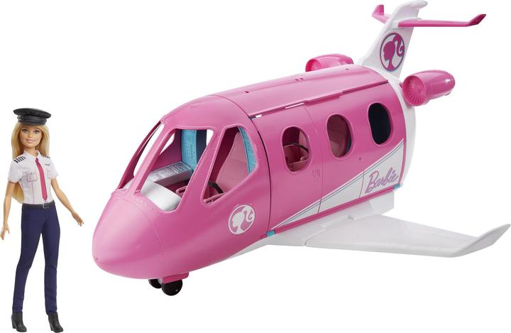 Barbie Reise Traumflugzeug mit Puppe