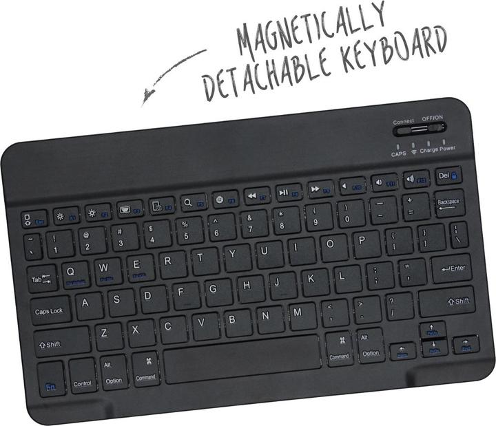 Produktbild Accezz QWERTY Bluetooth Keyboard Bookcase iPad (2018)/(2017)/Air(2)