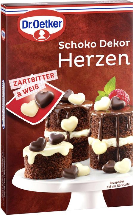 Image du produit Dr. Oetker Décor chocolat Coeurs (4 x)
