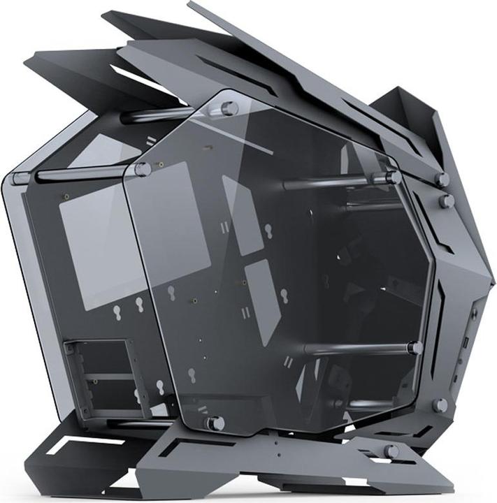 Produktbild Jonsbo MOD3 Mini Micro-ATX Tower Showcase, gehärtetes Glas - grau (mATX, Mini-ITX)