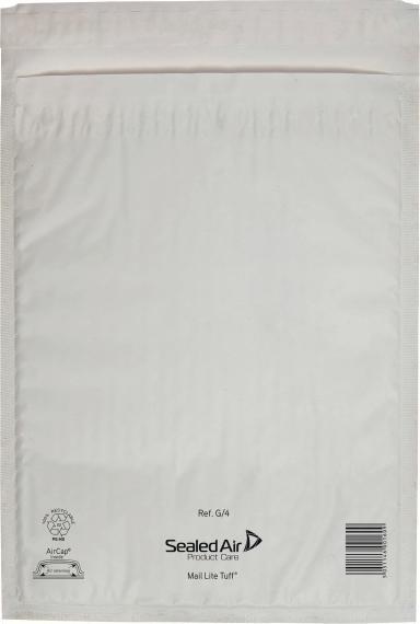 Immagine prodotto Sealed Air Boblekuvert Mail Lite Tuff, PP, G/4, 240 x 330 mm, confezione da 50 pezzi.