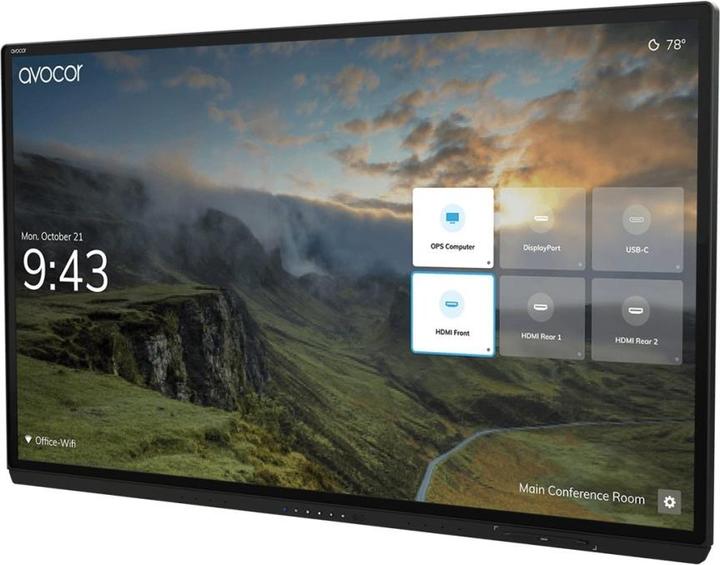 Produktbild Avocor AVG-8560 G-60 S GlasLED Int Disp (3840 x 2160 Pixel, 85")