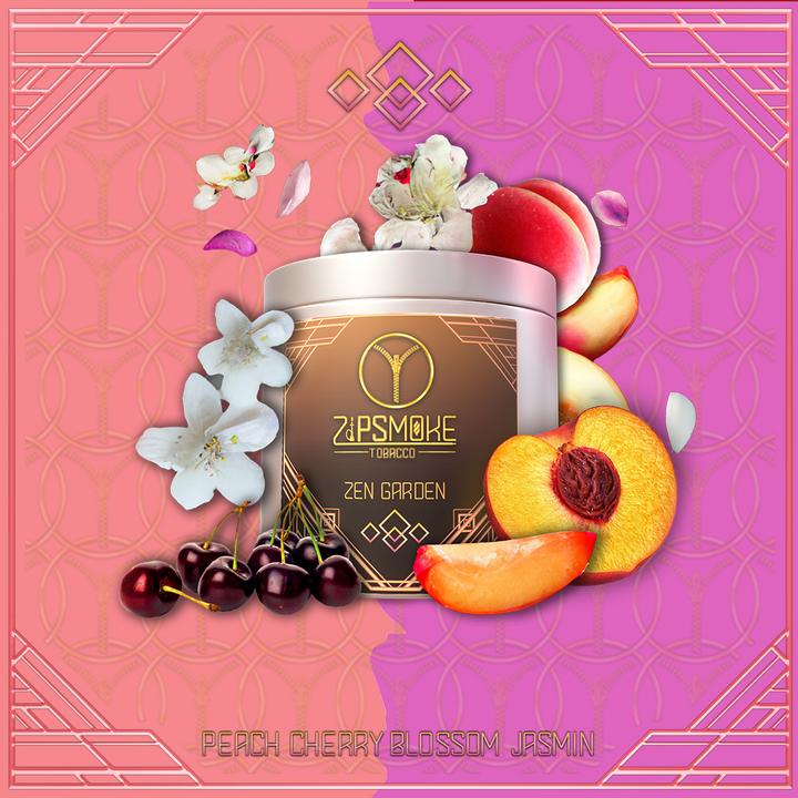 Produktbild Zipsmoke Tobacco Shisha Tabak - Zen Garden 200g (Pfirsich, Jasmin, Kirschblüte, 200 g)