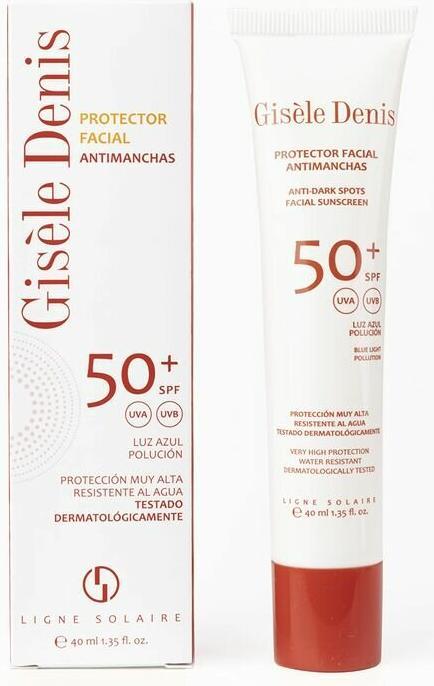 Actual product image De Ruy Perfumes Giséle Denis Sun Protection Cream for Face Water Resistant Stain Resistant 40ml SPF50+ (Sun cream face, SPF 50, 40 ml)