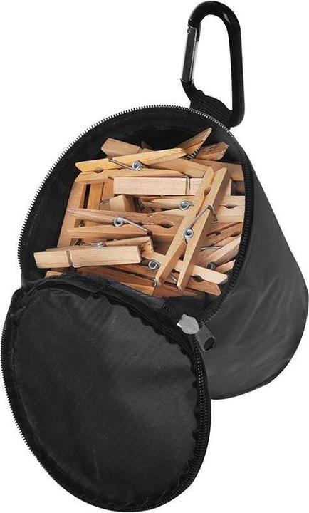 ProPlus Wäscheklammer-Beutel mit Karabiner