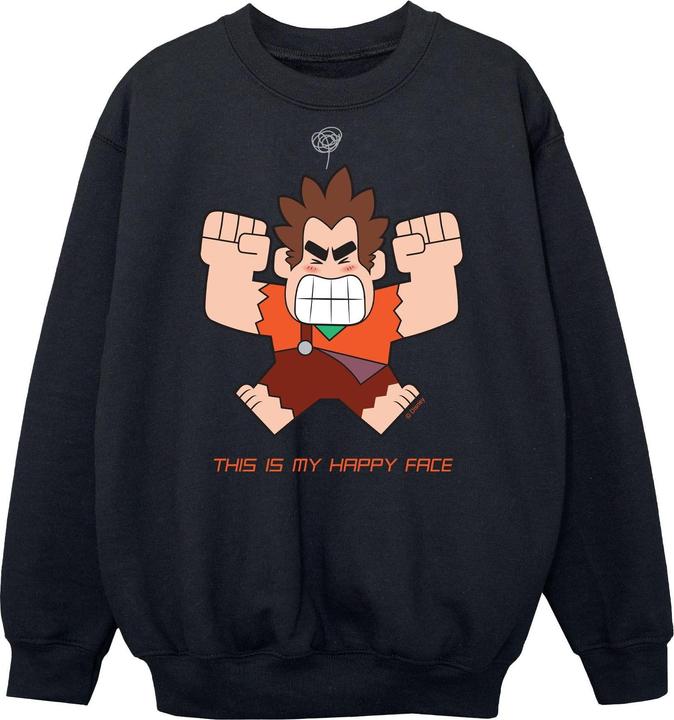 Immagine prodotto Disney Wreck It Ralph Happy Face Felpa Ragazzi (128)