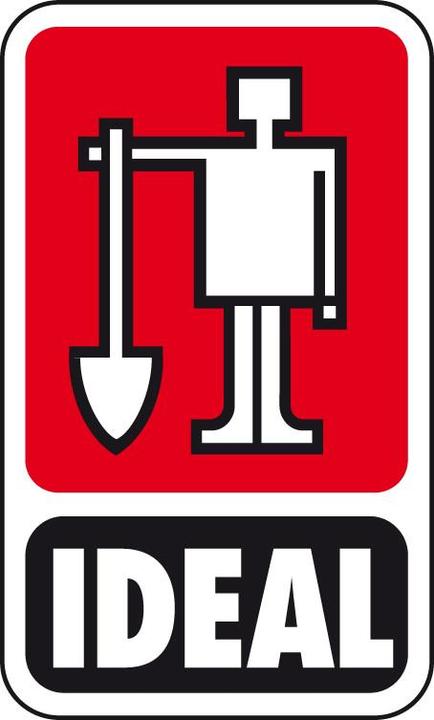 Image du produit Idealspaten Houe à fumier 4 dents avec pince à rails Tamis 135 cm