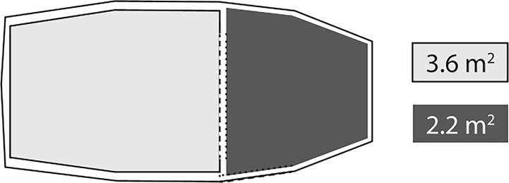 Produktbild Robens Sage 3 Pro (Tunnelzelt, 3.20 kg, 3 Personen)