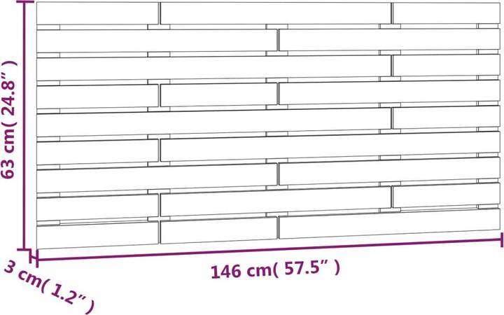 Produktbild VidaXL Oksiutka (146 x 3 x 63 cm)