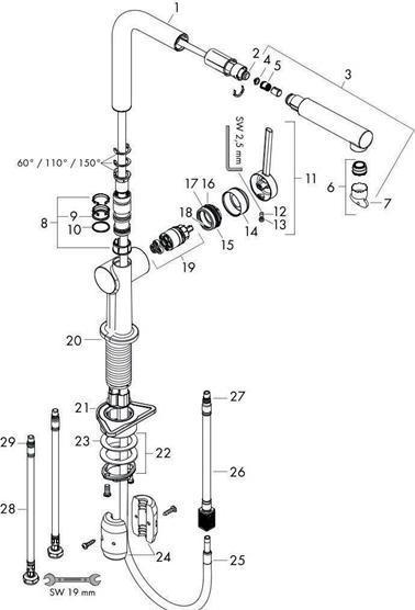Actual product image hansgrohe Einhebel-Spültischmischer 270 TALIS M