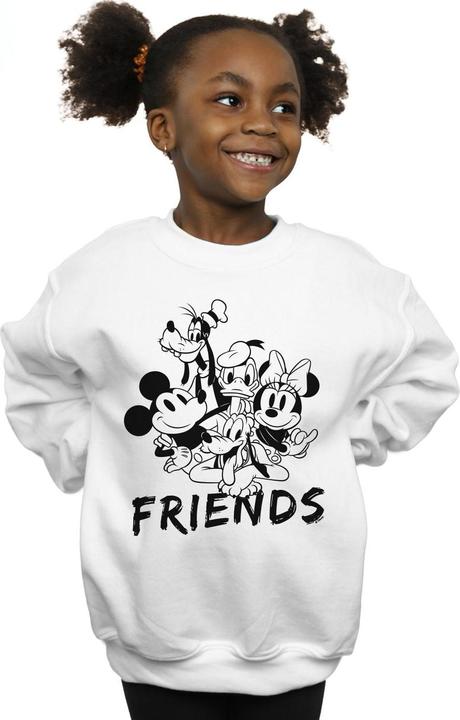 Actual product image Disney Girls Mickey Mouse And Friends Sweatshirt (128)