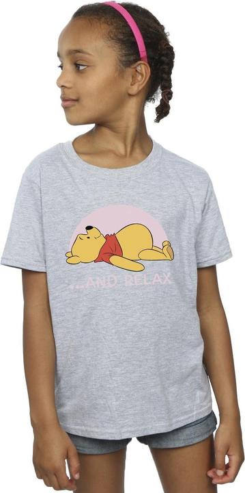Actual product image Disney Girls Winnie The Pooh Relax Cotton T-Shirt (104)