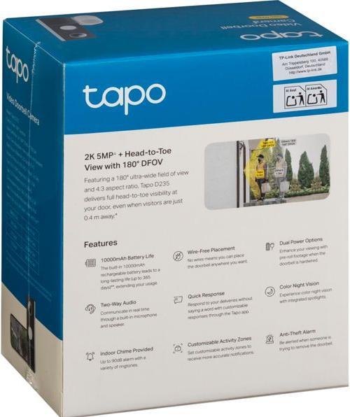 Produktbild TP-Link Tapo D235 (Funk)