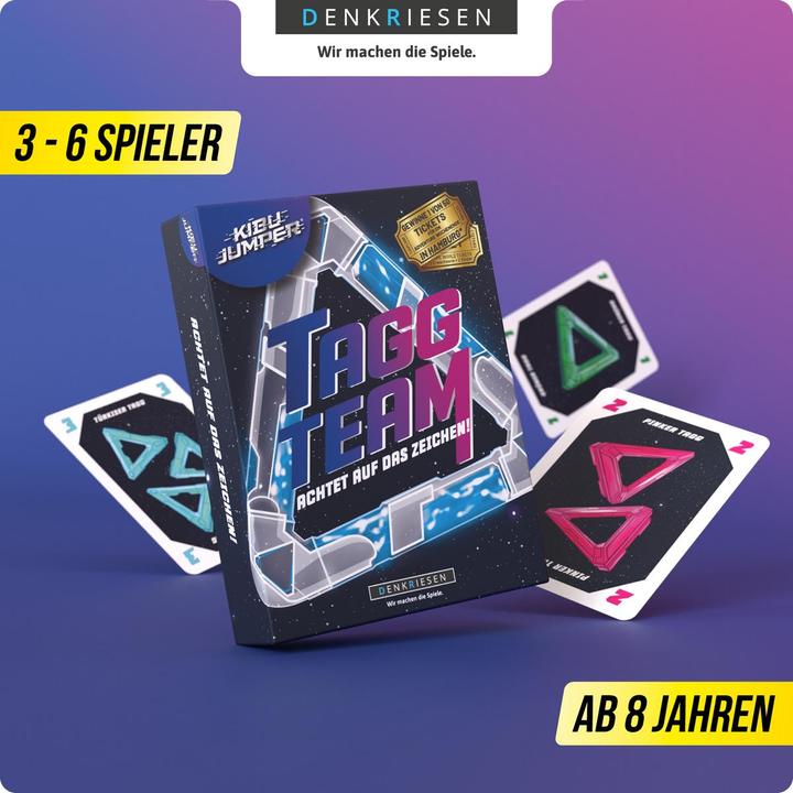 Produktbild Denkriesen - KIBU JUMPER® - Tagg Team - "Achtet auf das Zeichen!" (Deutsch)
