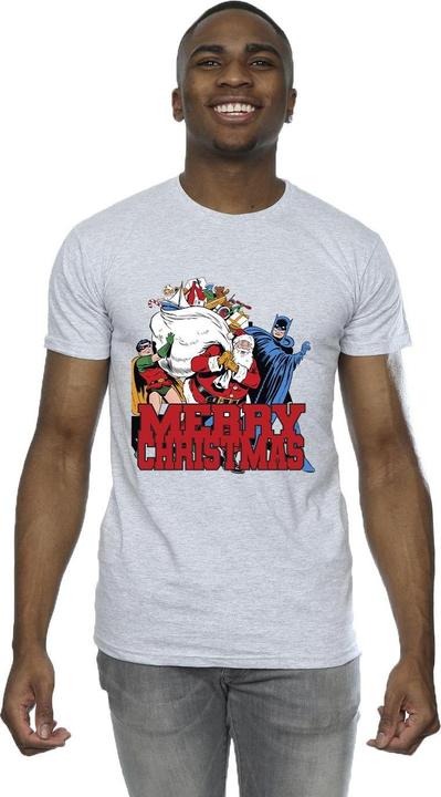 Immagine prodotto Batman Merry Christmas Comic Maglietta Uomo (S)