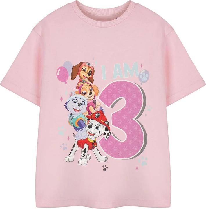 Produktbild Paw Patrol I Am 3 TShirt Mädchen Geburtstag kurzärmlig (104)