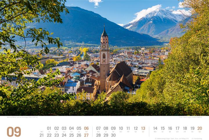 Image du produit Südtirol - von Bozen bis zu den drei Zinnen - ReiseLust Kalender 2026 (45 x 33 cm, Couverture rigide, Allemand)