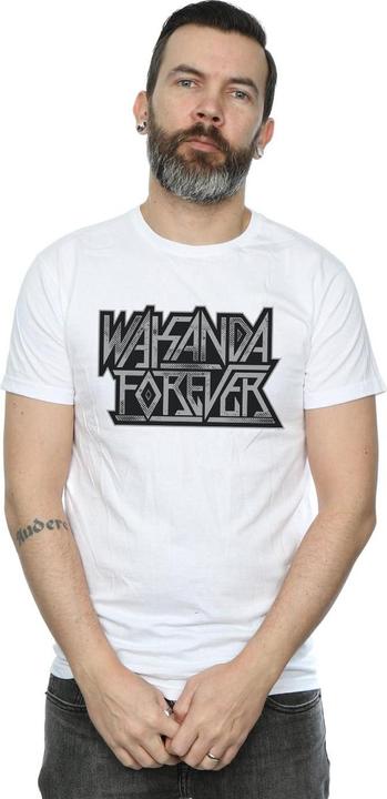 Immagine prodotto Wakanda Forever Logo Maglietta Uomo (4XL)