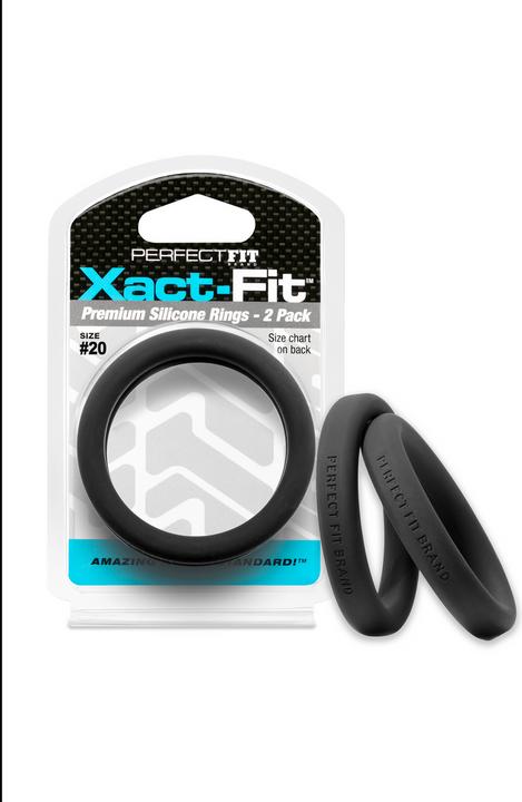 Image du produit PerfectFitBrand #20 Xact-Fit Cockring 2-Pack (5.10 cm)