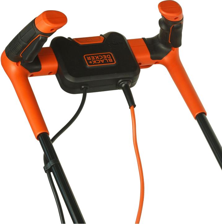 Actual product image Black & Decker Blac Lawn Mower BEMW471BHQS 1600W 38cm Cutting Width, 45L Grass Collector (Electrical connection)