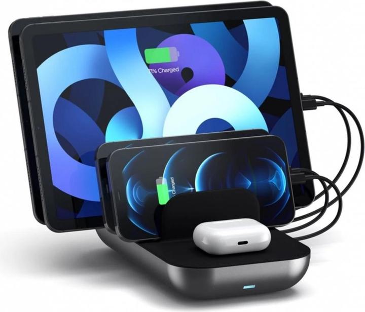 Immagine prodotto Satechi Stazione di ricarica multidispositivo a 5 porte (20 W)