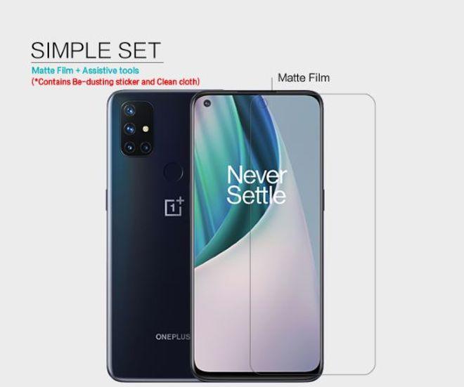 Image du produit Nillkin Film protecteur de la série Matte (1 pièce(s), OnePlus Nord N10 5G)