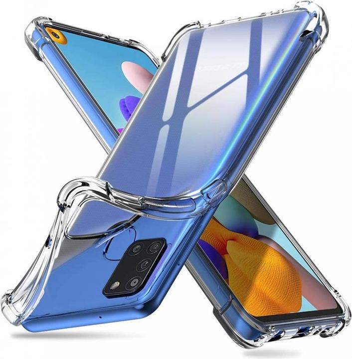 Actual product image Screenguard Samsung Galaxy A21s hull Crystal Soft Airbag Bumper (Samsung Galaxy A21s)