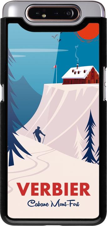 Actual product image PhoneLook Coque Verbier Cabane Mont-Fort (Samsung Galaxy A80)