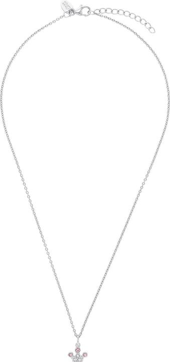 Actual product image Prinzessin Lillifee Necklace for girls, 925 sterling silver, glass | crown (925 silver, 35 - 40 cm)
