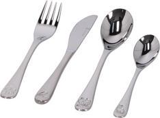 Actual product image Zilverstad Children's cutlery pets 4 pcs.
