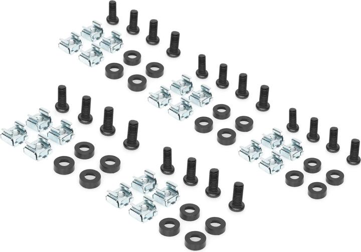 Actual product image Digitus DN-19 ORG-1 Cable guide bracket 44mmx60mm grey RAL7035, set of 10 pieces