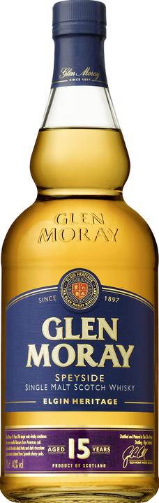Actual product image Glen Moray 15 Years Elgin Heritage (Single Malt, Scotch whisky, 1 x 70 cl)
