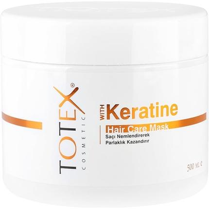 Immagine prodotto Totex Maschera per capelli a condizionamento profondo 500ml con vitamina B7 e proteine 16,9 Fl Oz Keratina (500 ml)