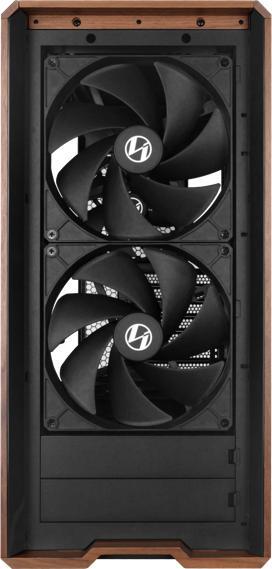 Actual product image Lian-Li Lancool 217 PC-Gehäuse, Midi-Tower, ATX, Tempered Glass - schwarz (ATX, SSI EEB, E-ATX, mATX, Mini-ITX)