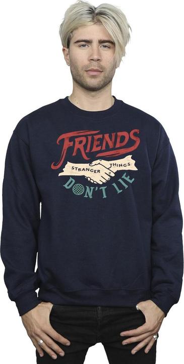 Immagine prodotto Netflix Stranger Things Friends Don't Lie Hands Felpa Uomo (3XL)