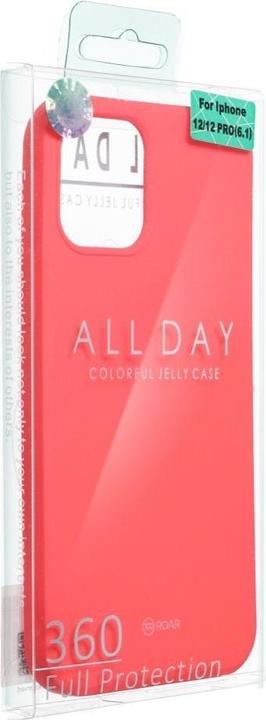 Actual product image Roar Back panel cover case COLORFUL JELLY for IPHONE 14 Pro Max peach pink (Apple iPhone 14 Pro Max)