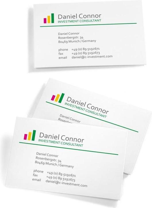 Actual product image Sigel Business cards 3C (190 g/m², 400 x, A4)