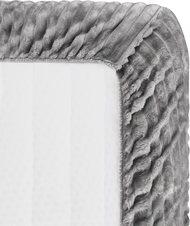 Actual product image Aspero Spannbettlaken aus Streifen-Flanell Parana (180 x 200 cm)