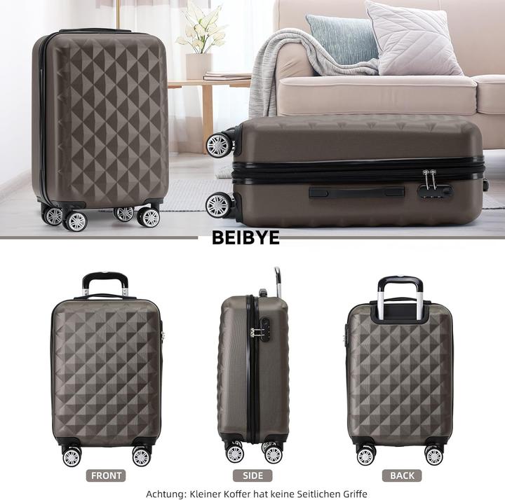 Image du produit Beibye Hartschalen-Trolley (45 l, Bagage à main (jusqu'à 50l))