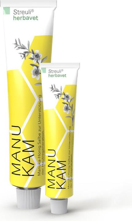 Image du produit Streuli Pharma herbavet Manukam Pommade au miel (Chat, Chien)