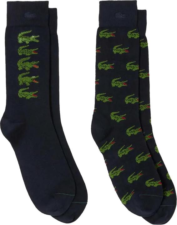 Actual product image Lacoste Unisex Adult Logo Organic Cotton Socks (Pack of 2) (pack of 2, 38.5 - 42)